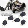 5 STÜCKE Angelschnurstopper Baitcasting Rolle Angelschnurclip Halter Schnalle Keeper Angelzubehör Schwarz