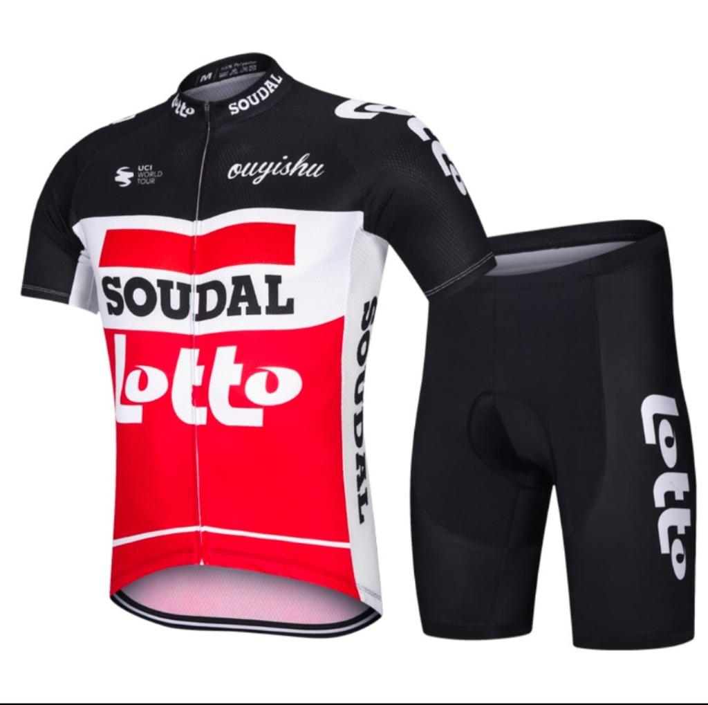 Completo da ciclismo a maniche corte, ad asciugatura rapida, abbigliamento da ciclismo traspirante