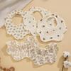 Baby Bibs Cotton Newborn Bibs Feeding Drool Bandana Saliva Towel Toddler Ruffle Floral Bib Baby Accessories