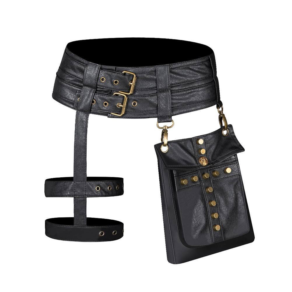 2025 Women's Cross-border PU Fanny Pack: European & American Retro Waist Accessory