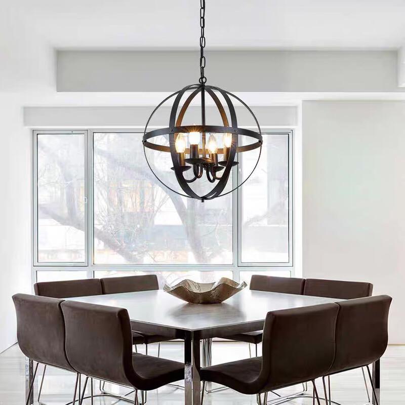 Oeny Retro Iron Chandelier