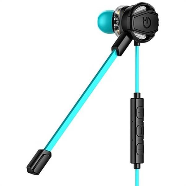 Casque Gaming - Hiditec - GHE010002 - Noir Bleu - Filaire - Micro intégré - 1,5 m