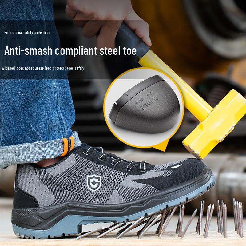 Lutai Steel Toe Safety Work Shoes 42