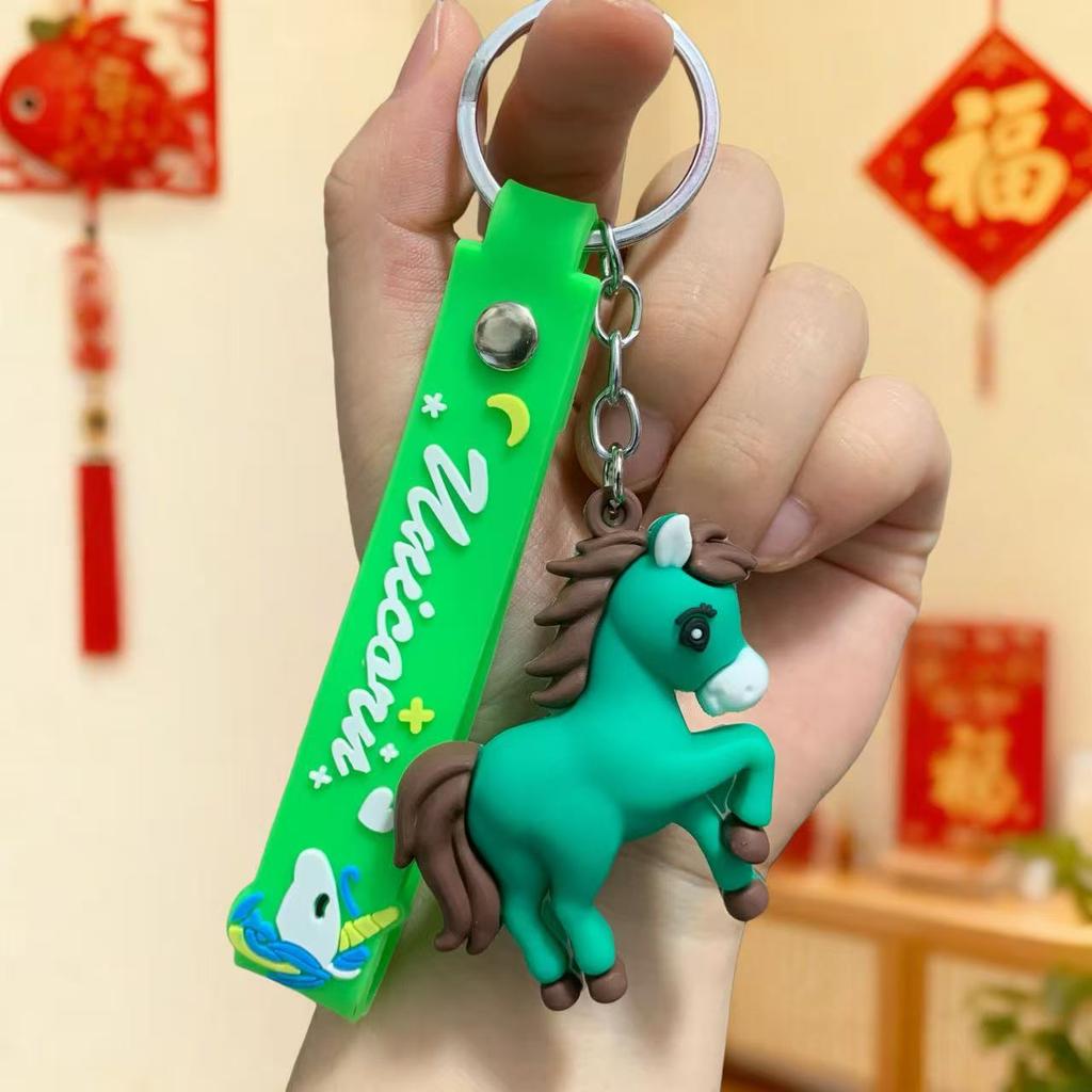 Doll Keychain 2026 Pony New Year's Zodiac Pendant Small Gift Car Bag Pendant