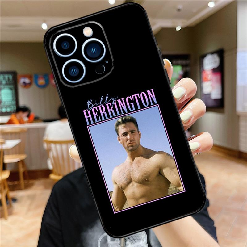 Billy Herrington Art Case For iPhone 17 Pro Max 16 15 14 11 12 13 Mini Plus 16e 17 Air Bumper Cover Accessories