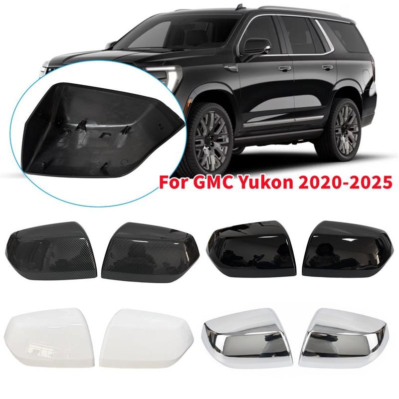 For Chevy GMC Yukon     2024 2025 Car Replacement Rearview Side Mirror Cover Wing Cap Exterior Door Shell Trim