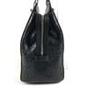 GUCCI 625774 GG embossed logo Bag Tote Bag Shoulder Bag Leather Black