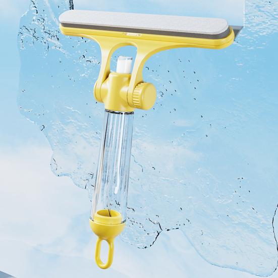 3-in-1 Glass Cleaning Wiper with Spray Bottle Ergonomic Handle Professional Cleaning Scraper Window Scraper Kit