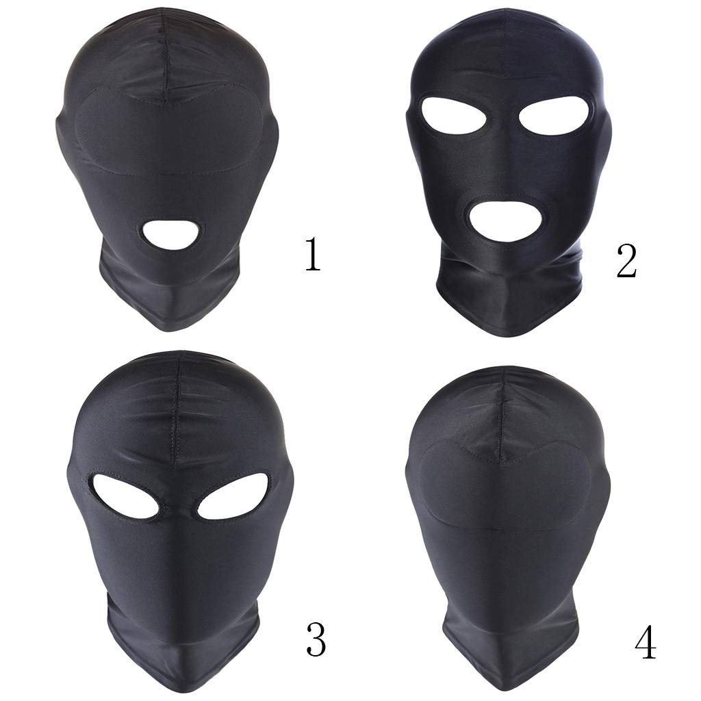 Breathable Zentai Cosplay Costume Hood Mask Unisex Headgear