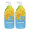 HAPPY BATH Rapeseed Flower Vitamin E Body Wash 750g X2
