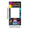 Cartoon Party Backdrop Banner Multicolor Birthday Party Decoration  Fun Photo Session