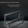 Storage Dumbbell Saddles Hollowed Weight Rack Gym Accessory Dumbbell Rack  Office