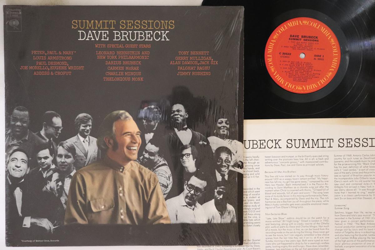 

LP Record DAVE BRUBECK - Summit Sessions C30522 COLUMBIA 1971 US Jazz Used