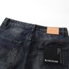Jeans Retro Vintage Straight Legs High Street Washed Ripped Casual Pants Trousers