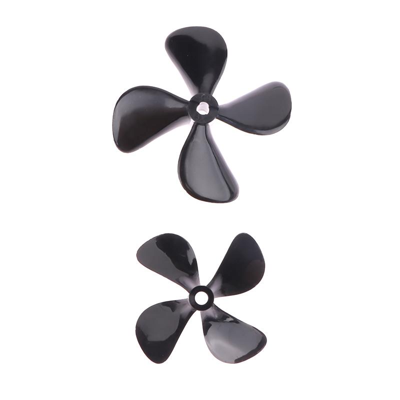 2Pcs 4Mm Rc Boat Four Blades Paddle Positive/Reverse Boat Propeller High Strength Screw D50/55/60/70Mm