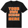 Fashion Customized T Shirt Unisex Personalized Crew Neck Tshirt Short Sleeve Workout Tshirt Anime Summer Personalized Text Solid