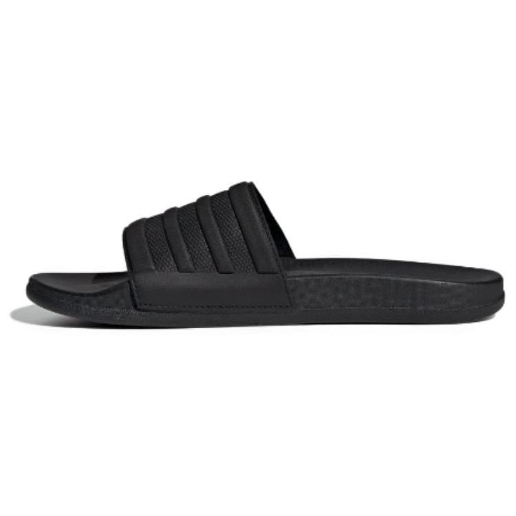 New Adidas Adilette Comfort Slides Triple Black ID3406