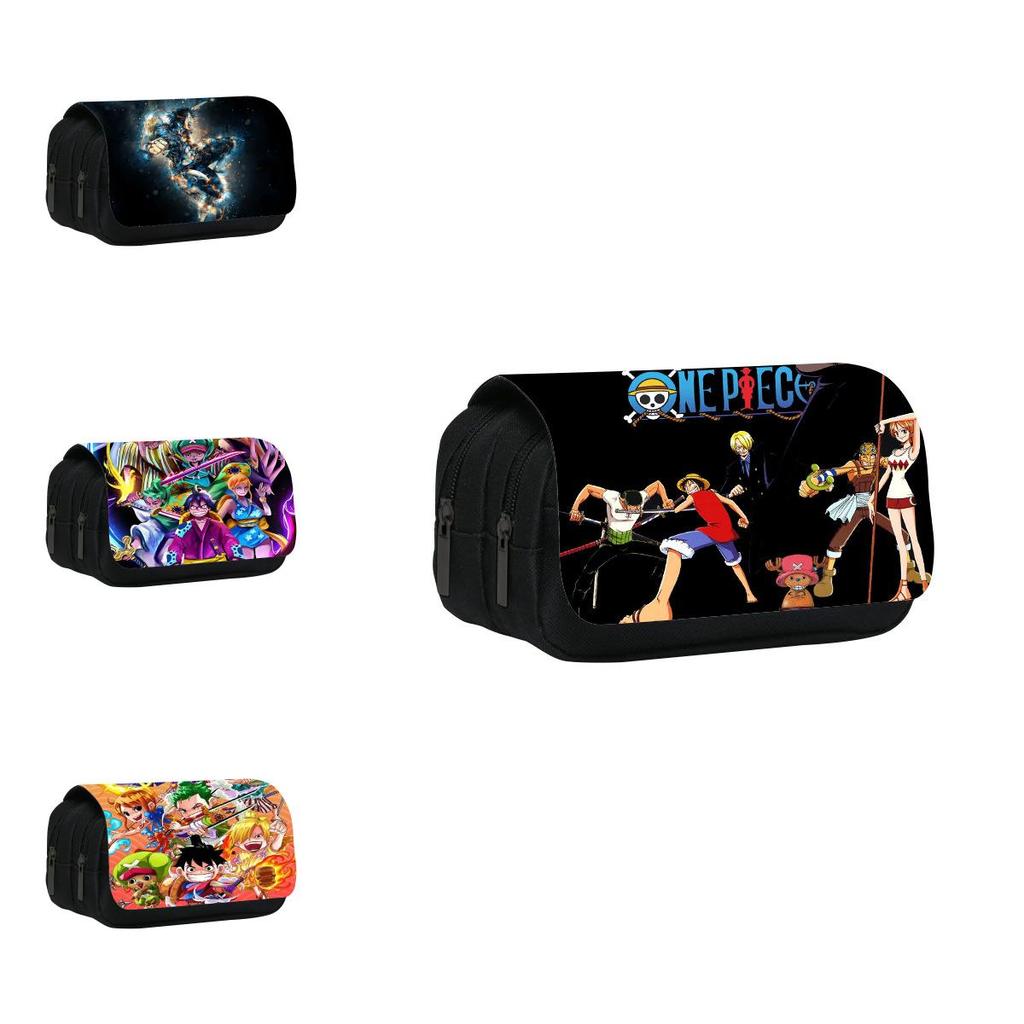 One Piece Student Double Layer Pen Case With Large Capacity For School Organization