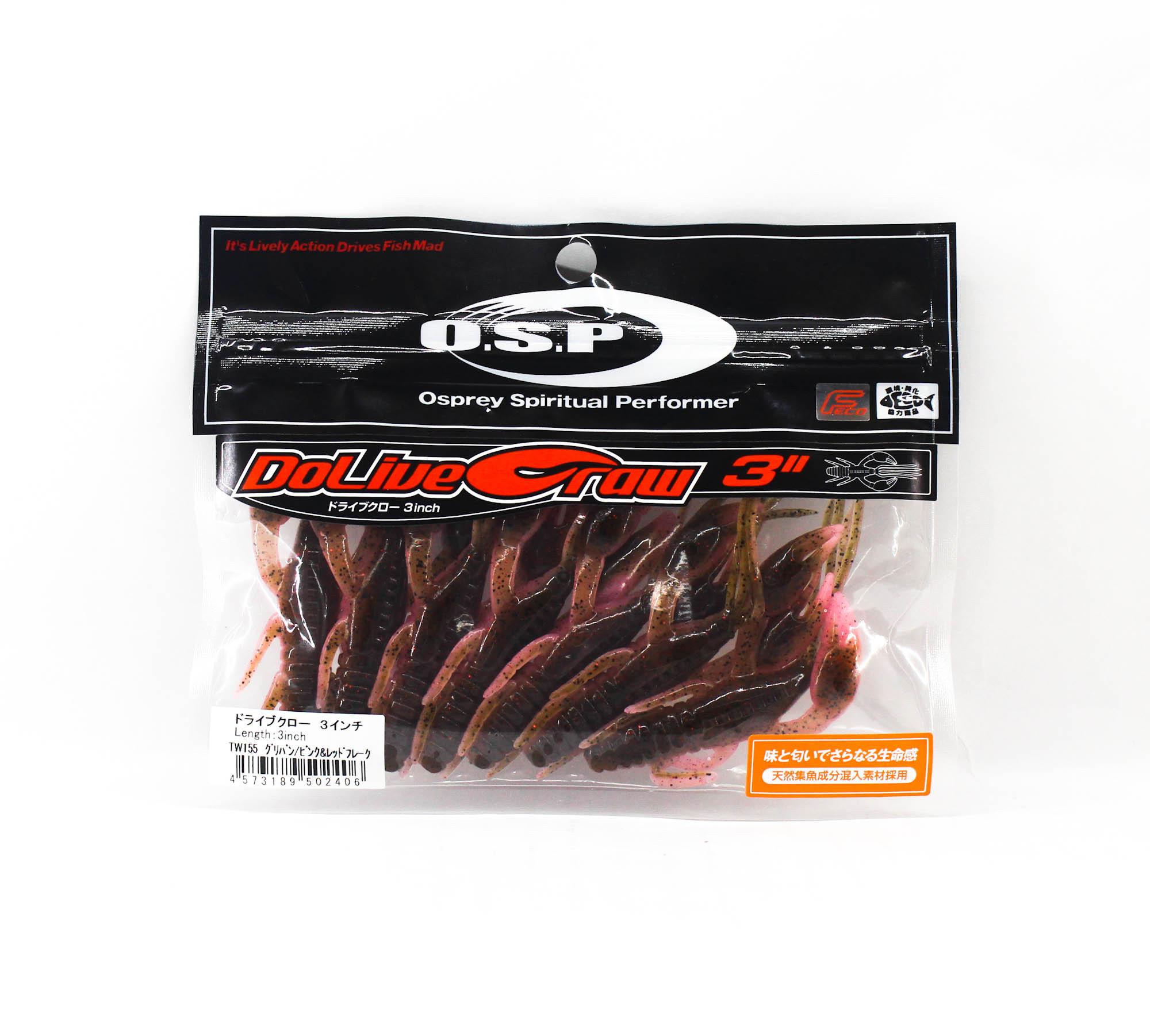 

Мягкая приманка OSP Dolive Craw 3 дюйма TW-155 (2406)