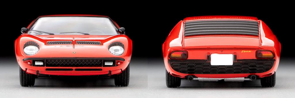 Tomica Limited Vintage LV Lamborghini Miura P400 Vermilion Finished Product 313144 1/64