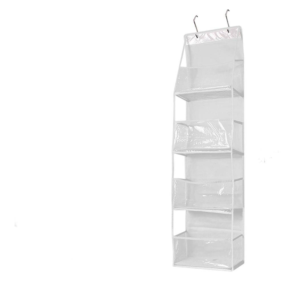 Over the Door Hanging Organizer Large Pockets Over The Door Wall Mount Wall Mount Storage Hooks Bathroom Dorm Clothes