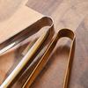 Stainless Steel Serving Tongs with Slotted Heads BBQ Buffet Food Clips Heat-Resistant Rust-Proof Hollow Chuck Design Kitchen Utensils