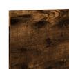 Wall Cabinet 70 x 16.5 x 30 cm Smoked Oak Wood Based Material