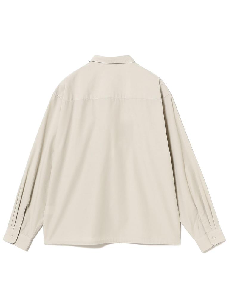 B:MING LIFE STORE by BEAMS Men's IVORY Polyester Cotton Short Shirt