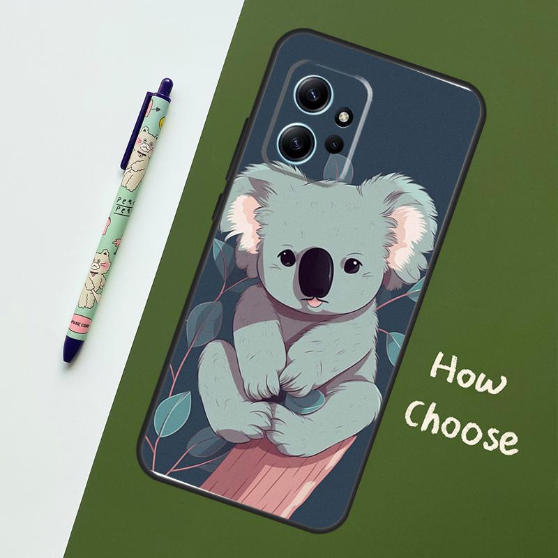 

Милый чехол с коалой для Xiaomi Redmi Note 11 12 10 Pro 8 9 Note 12S 11S 9S 10S Redmi 12C 9C 10C 12 Redmi 9T