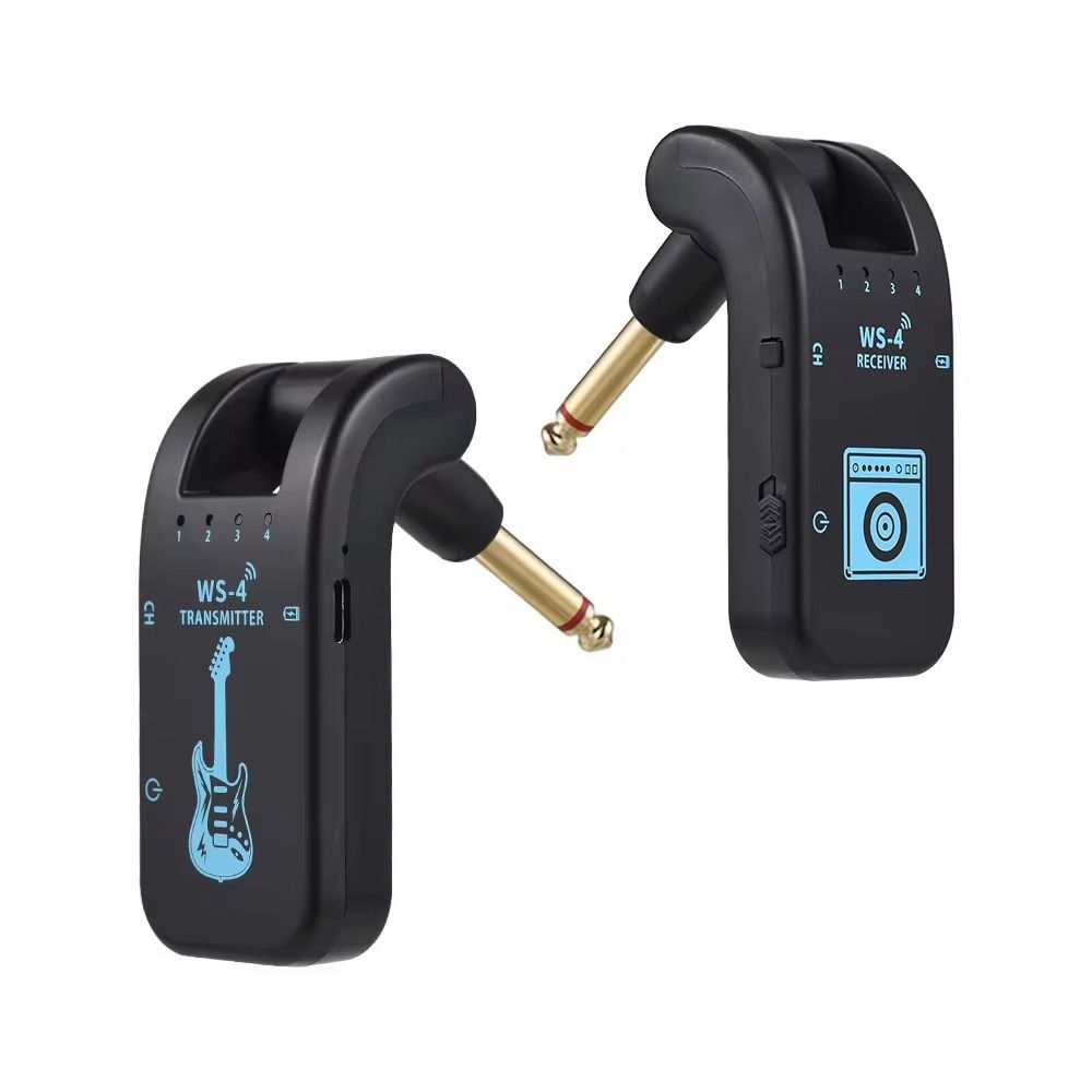 48K/16bit Guitar Transmitter&Receiver Rotatable Wireless Guitar Adapter Set  UHF Guitar