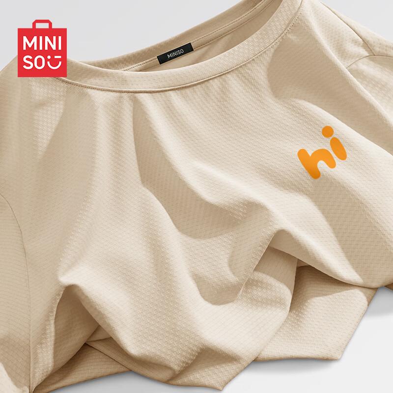 MINISO Men s Ice Silk Quick-Dry Short Sleeve T-Shirt 2XL