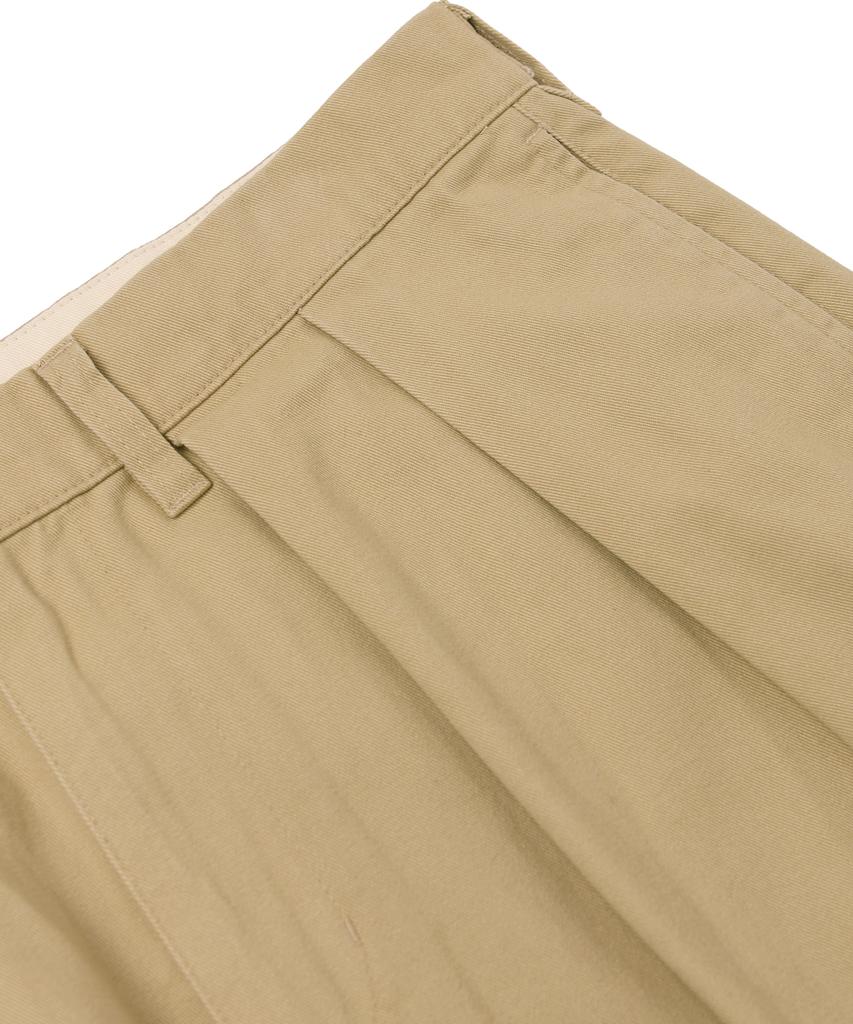 YALE Premium Vintage Two-Tuck Gurkha Chino Pants_Beige