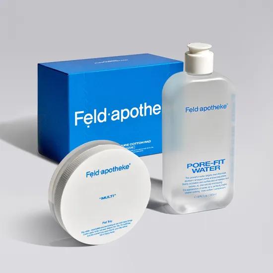 [Skin Pack SET] Pore-Fit Water 265ml + Cotton Pad + Tray