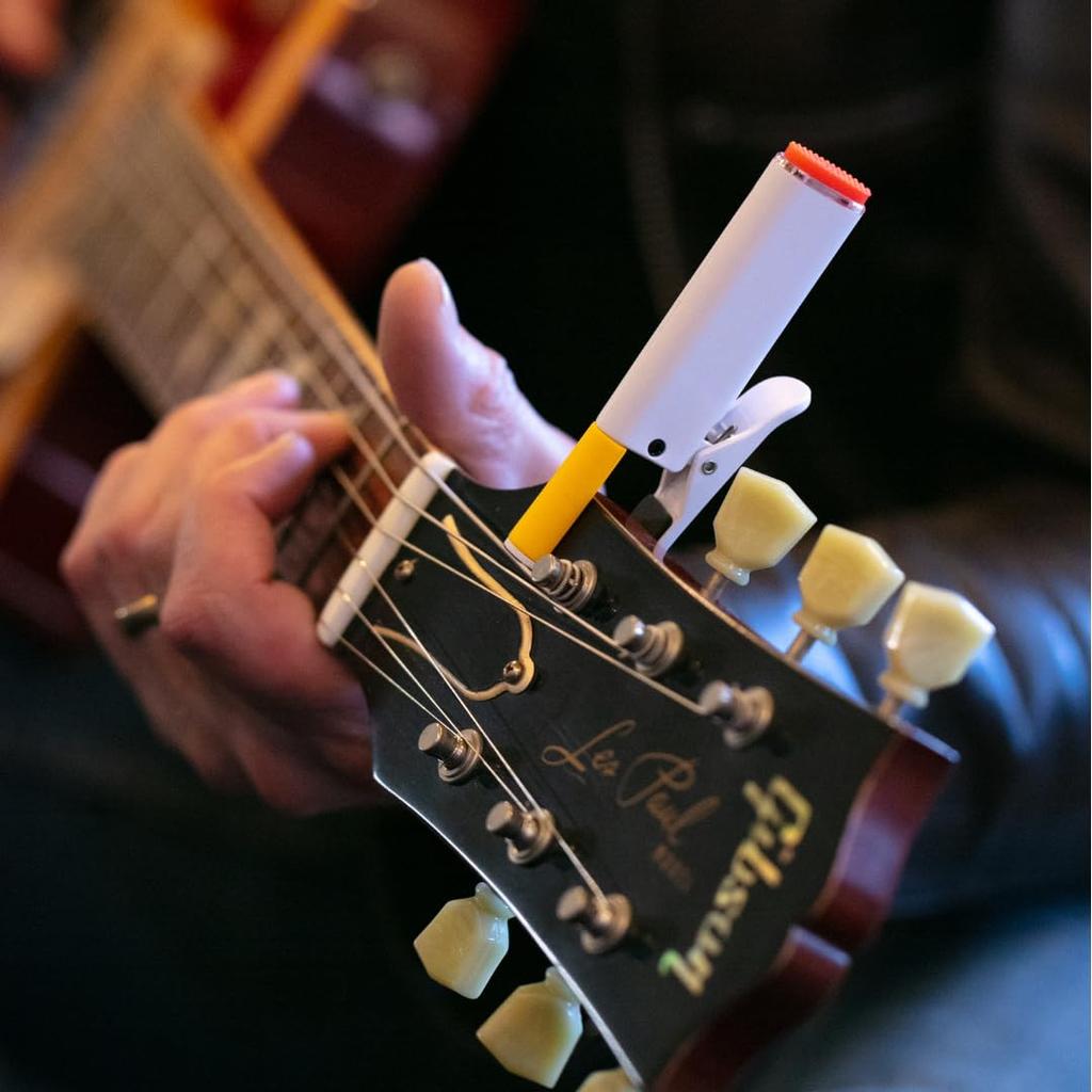 Guitar Tuner Rock Your Songs in Perfect for and Bass Plus Ukulele USB C Rechargeable and Precision Tuning with a Retro Rockstar Twist Tunerette™