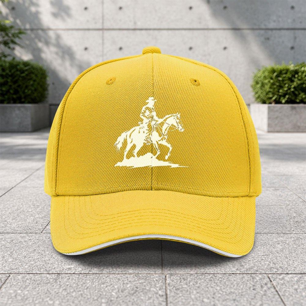 1 peça Chapéu de Baseball de Cowboy Ocidental Ajustável Chapéu de Bico de Pato Adequado Para Esportes ao Ar Livre Ciclismo Festivais de Música Presentes Leve