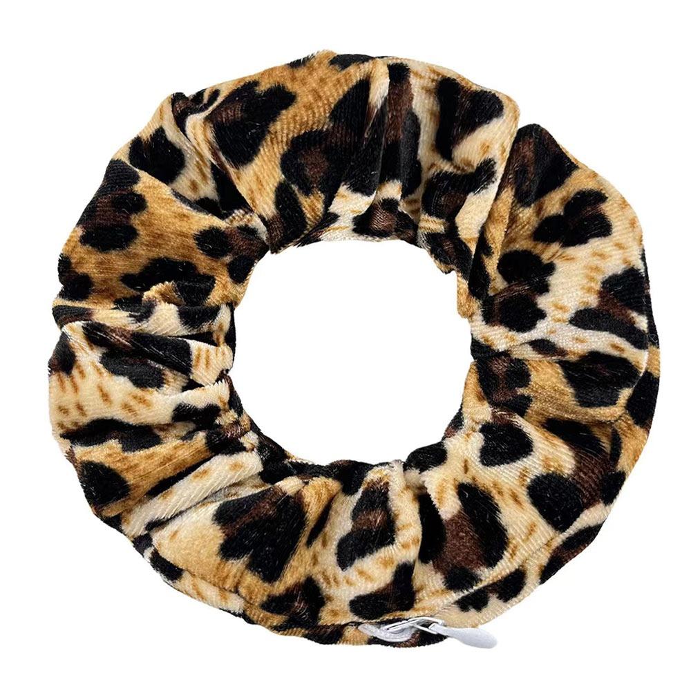 Anti-Theft Scrunchie with Hidden Pocket Elastic Hair Band Trendy Ponytail Holder Women Girls