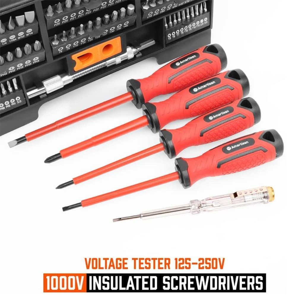 UYTON Magnetic Screwdriver 146 DIY Electronics Maintenance Tool Kit for Tool Magnetic Screwdriver Repair Tool Kit for Phones Precision Screwdriver