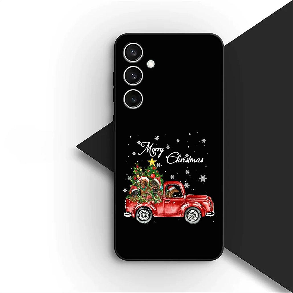 

Deer Merry Christmas Tree Decoration Cover for Samsung Galaxy S22 S21 S20 FE Ultra Plus A07 A15 A16 A17 A25 A37 A57 + Phone Case Galaxy S22+ 5G