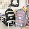 Letter Backpack Pattern Large Capacity Outdoor Travel Bag Student Schoolbag