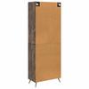 Cabinet Set 2 pcs Smoked Oak Wood Material