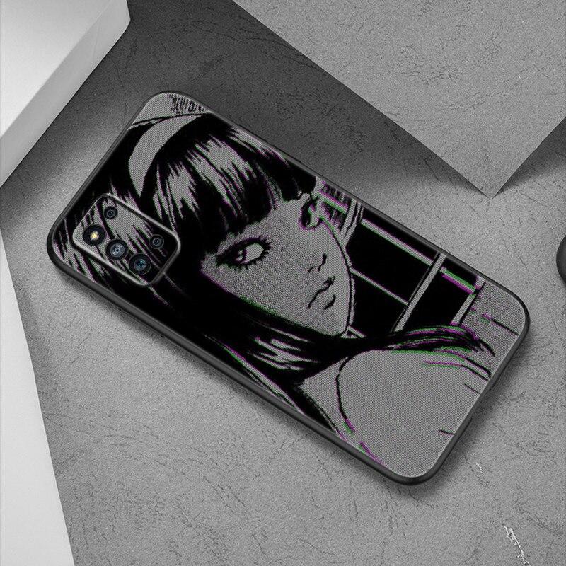 Anime Junji Ito Tees Horror Case For Samsung Galaxy A12 A02S A22 A32 A52 A72 A71 A51 A41 A31 A21 A11 A50 A70 A10S A20S Cover