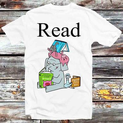 Het is een goede dag om een boek te lezen Leraar Bibliotheek School T-shirt B801
