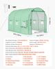 Walk-in Tunnel Greenhouse, 2.93x1.97x1.94 M Hoop House Greenhouse Tunnel with Watering System, Plant Hot House with Steel Frame, PE Cover, Roll-Up