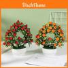 Fake Potted Plant 42 Heartshaped Fruit Bonsai Artificial Flower For Home Decor