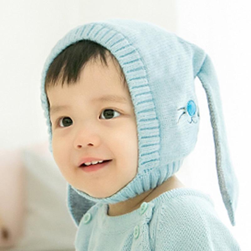 Winter Plush Baby Hat with Cute Cartoon Ears - Thickened Ear Protection for Boys and Girls