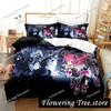 Anime Disgaea Bedding Set Duvet Cover Bed Set Quilt Cover Pillowcase Comforter King Queen Size Boys Adult Bedding Set029963