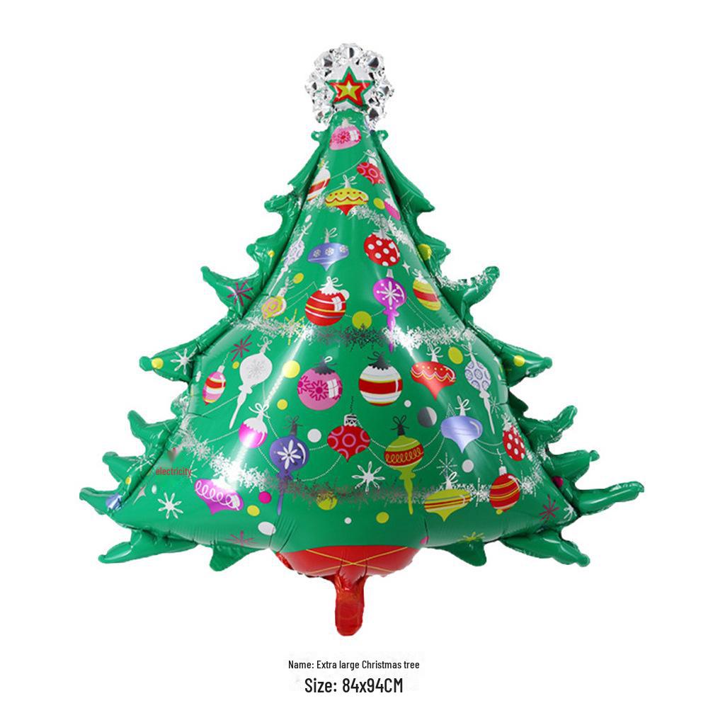 Christmas Cartoon Balloons: Santa, Snowman, Elk, Christmas Tree Decorations