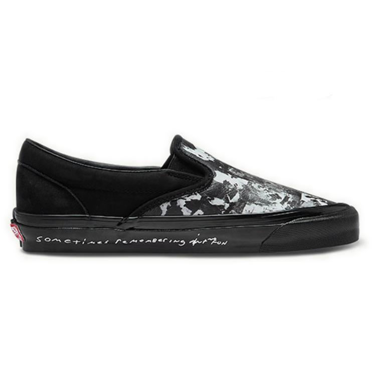 Slip-On Raised By Wolves x Og Classic Vans Lx 'Black Wall' VN0A45JK025