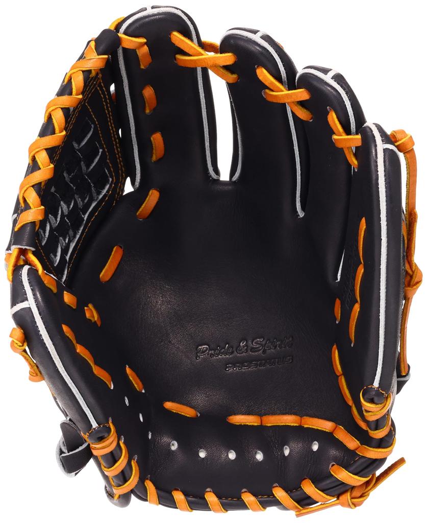 ZETT Pro Status Sosuke Genda Baseball for Second and Night Brown Size 4 Glove, Right-Handed Throw, Shortstop, Black/Oak (1936N), (BRGB30566)