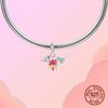 copper Christmas Snowman Tree Gingerbread House Pendant Charm Compatible With Authentic Charm Bracelets Women Do It Yourself Jewellery Gift